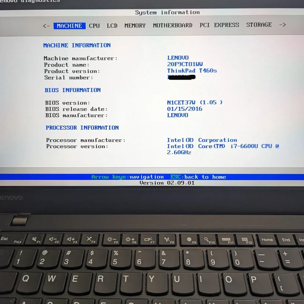 Lenovo Thinkpad T460s
